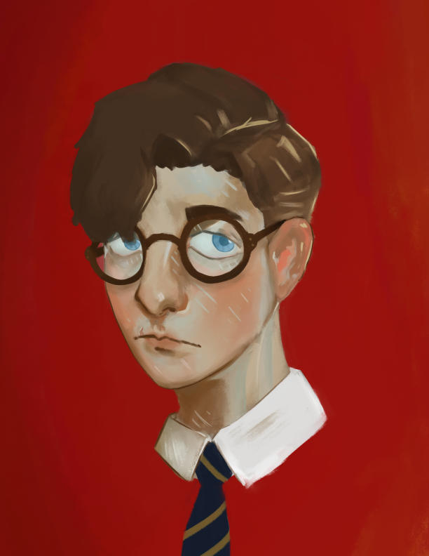 Digital character painting inspired by J.C. Leyendecker