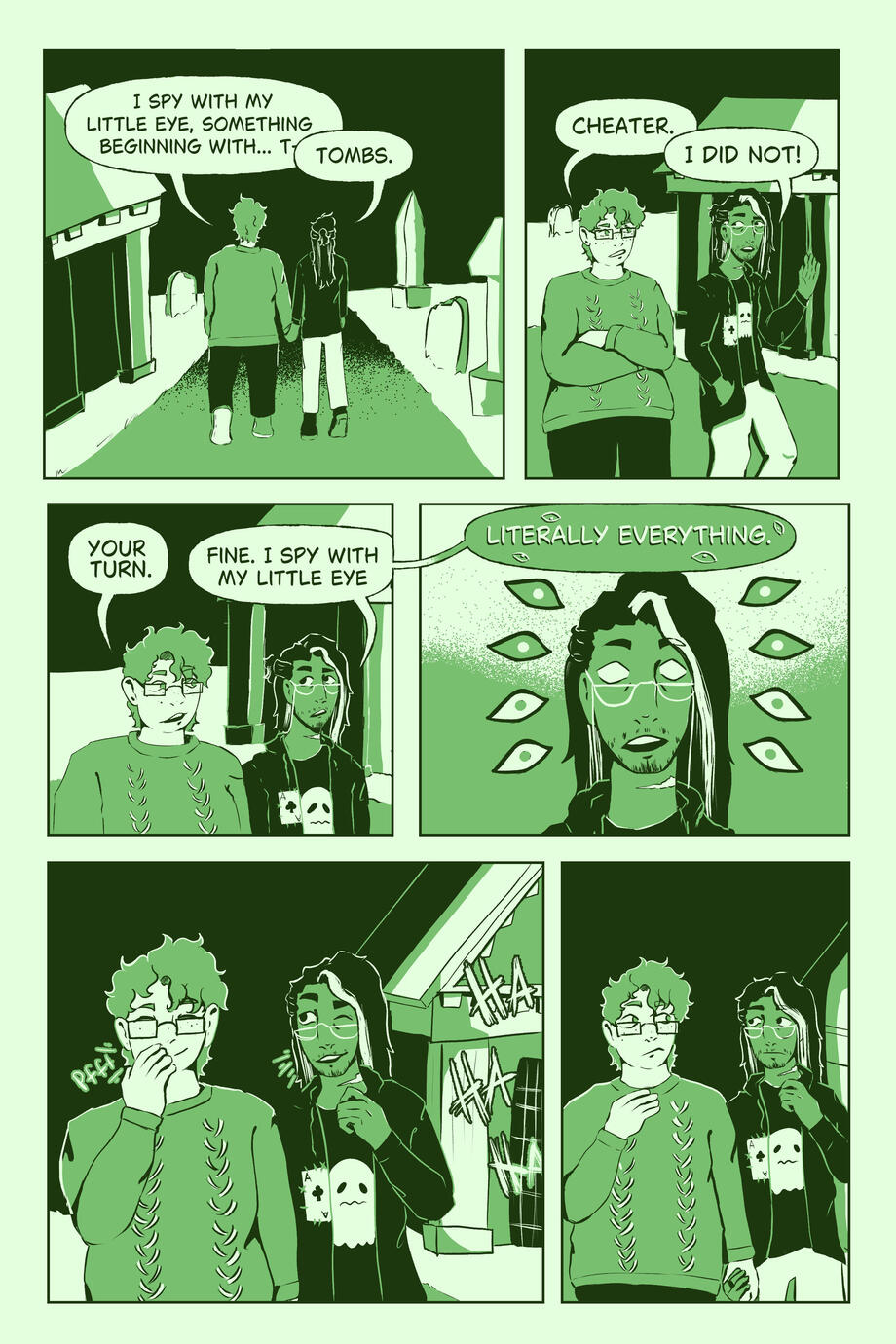 Comic of a scene from episode 180 of The Magnus Archives Comic of a scene from episode 180 of The Magnus Archives